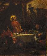 Eugene Delacroix The Disciples at Emmaus, or The Pilgrims at Emmaus oil painting reproduction